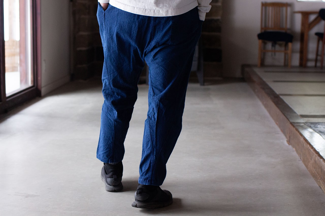 Indigo-Dyed Sappakama Pants