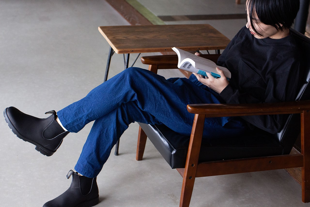Indigo-Dyed Sappakama Pants