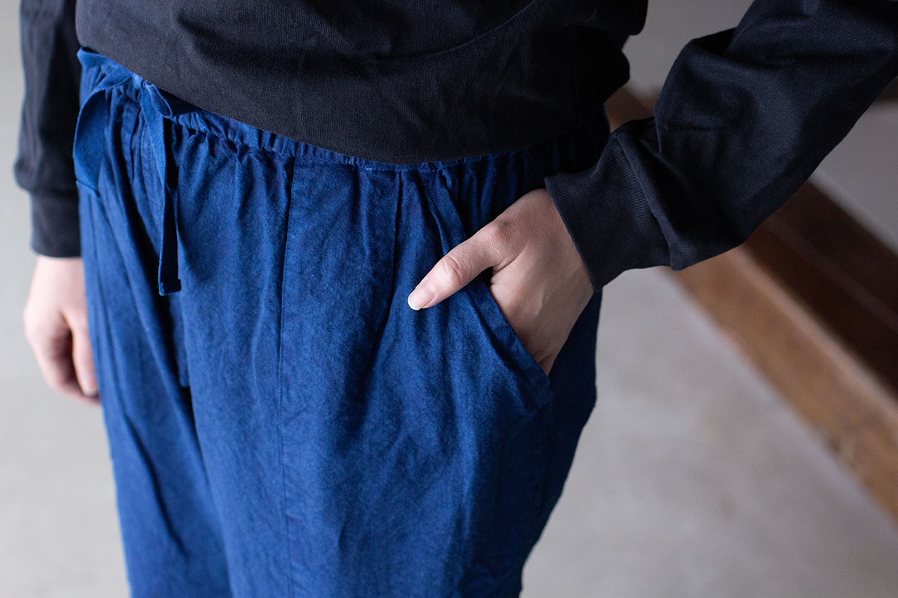 Indigo-Dyed Sappakama Pants
