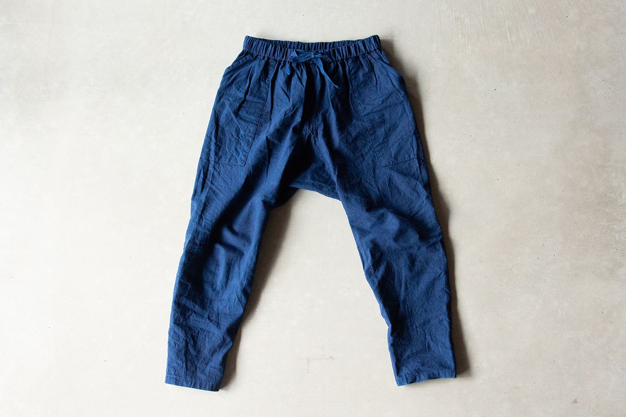 Indigo-Dyed Sappakama Pants