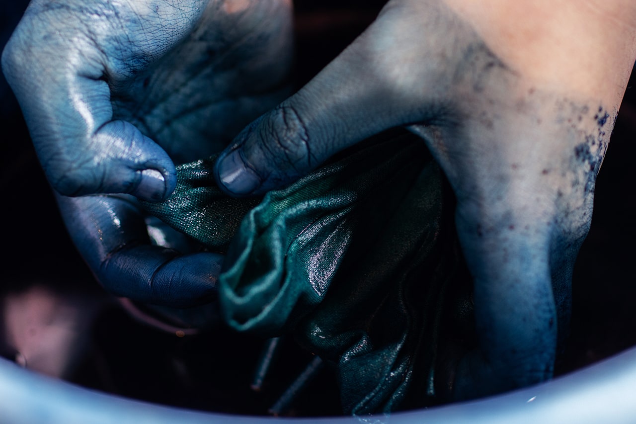 Indigo-Dyed Sappakama Pants