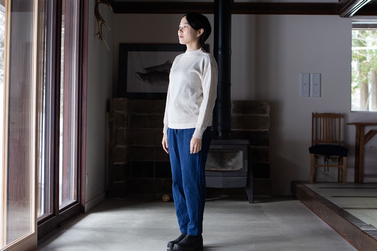 Indigo-Dyed Sappakama Pants