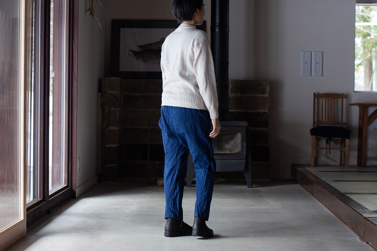 Indigo-Dyed Sappakama Pants