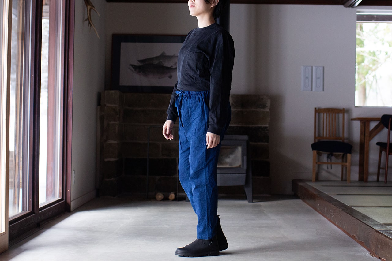 Indigo-Dyed Sappakama Pants