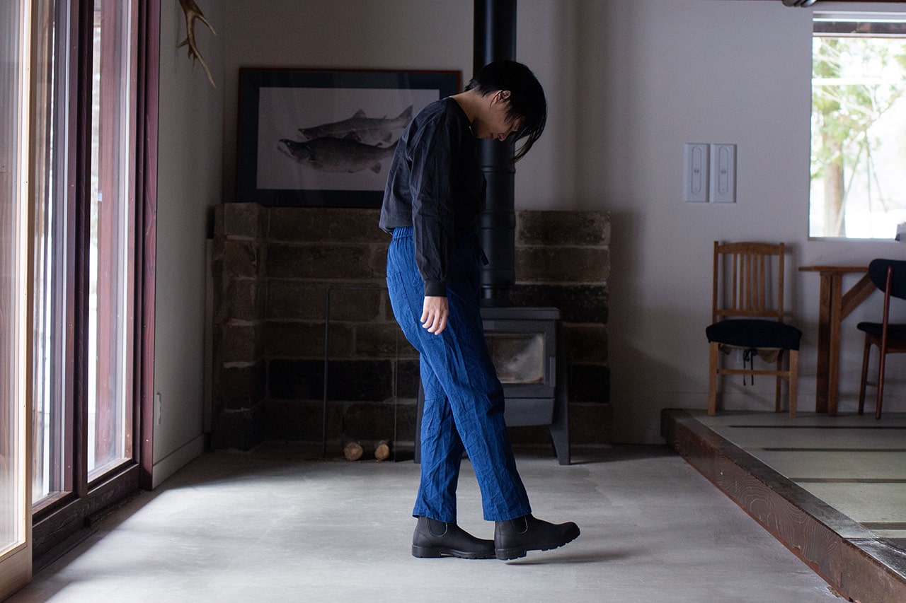 Indigo-Dyed Sappakama Pants