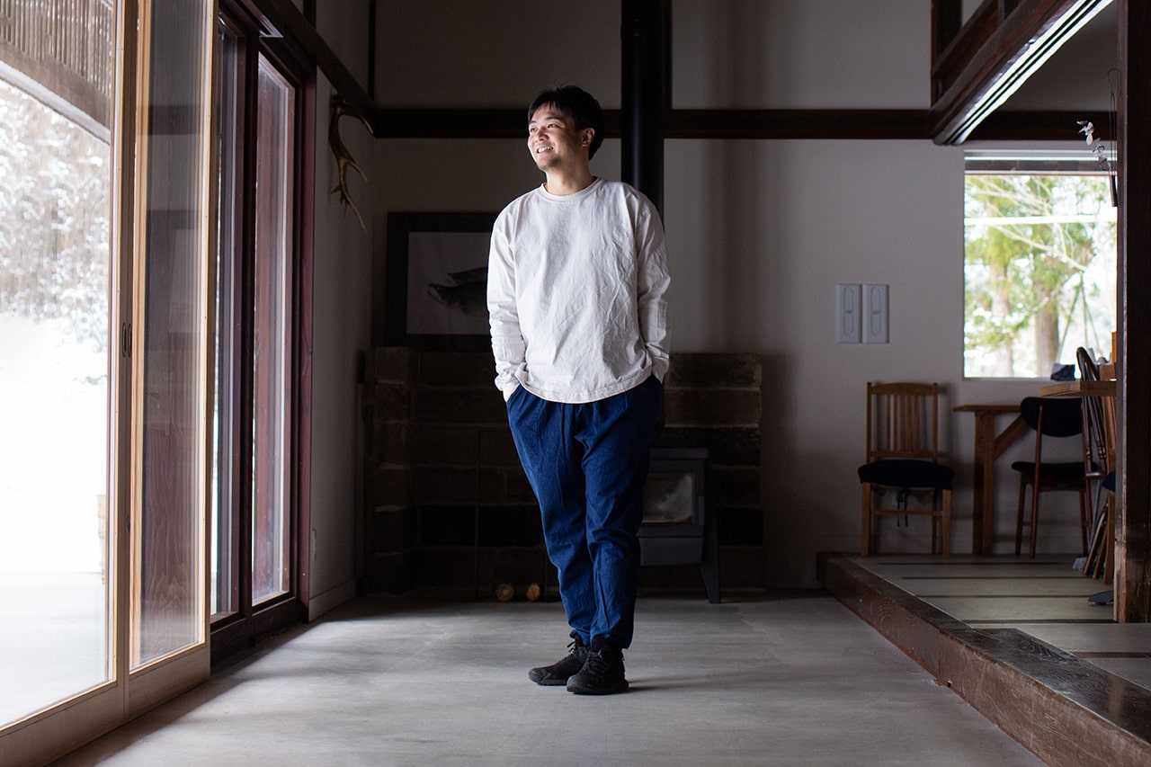 Indigo-Dyed Sappakama Pants