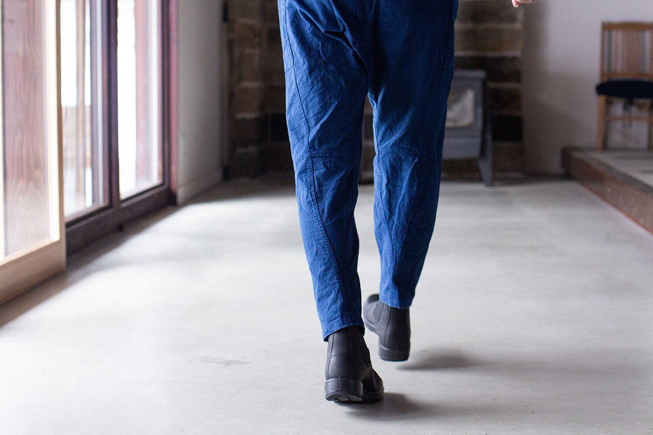 Indigo-Dyed Sappakama Pants
