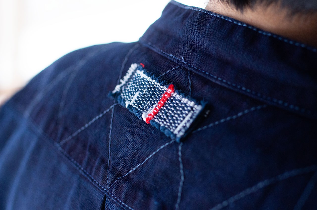 Indigo-Dyed Yama Work Shirt