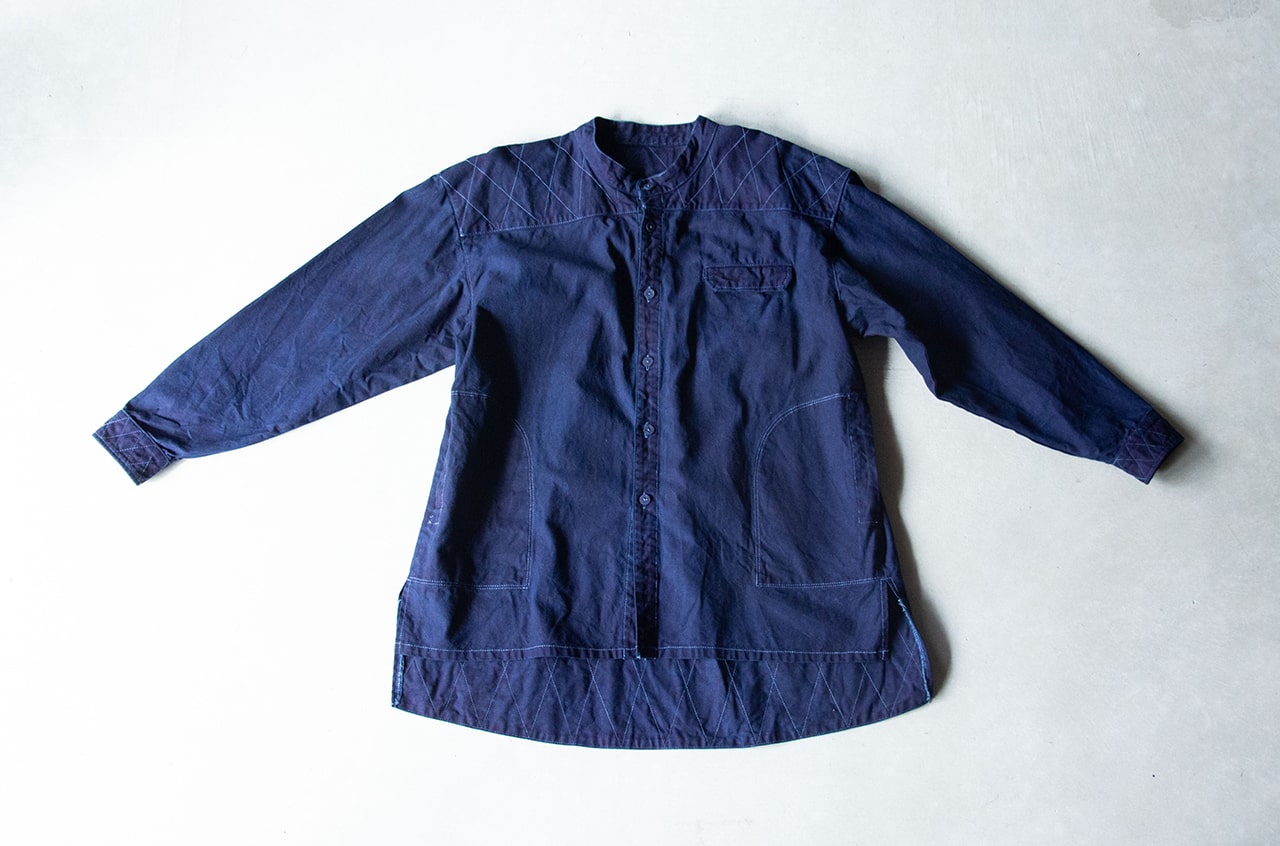 Indigo-Dyed Yama Work Shirt