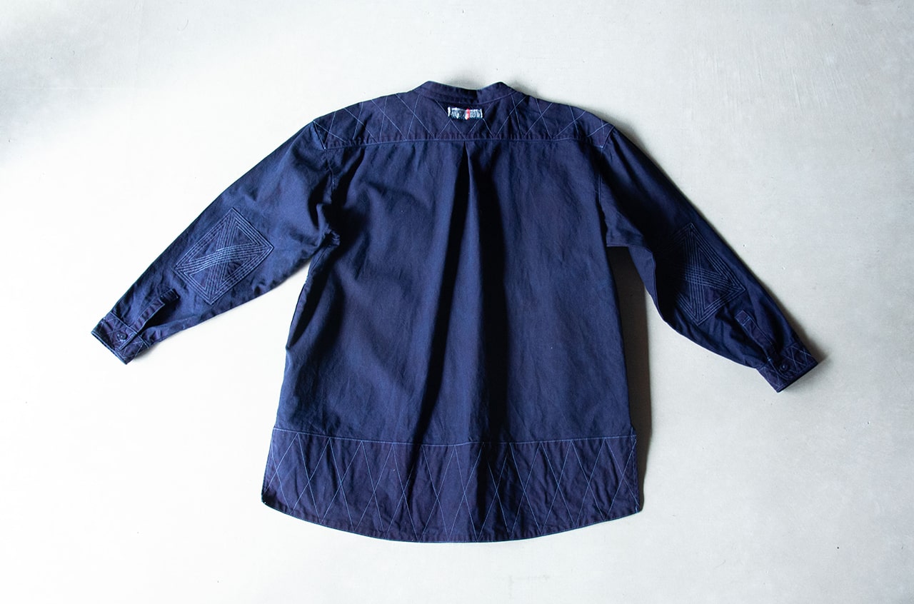 Indigo-Dyed Yama Work Shirt