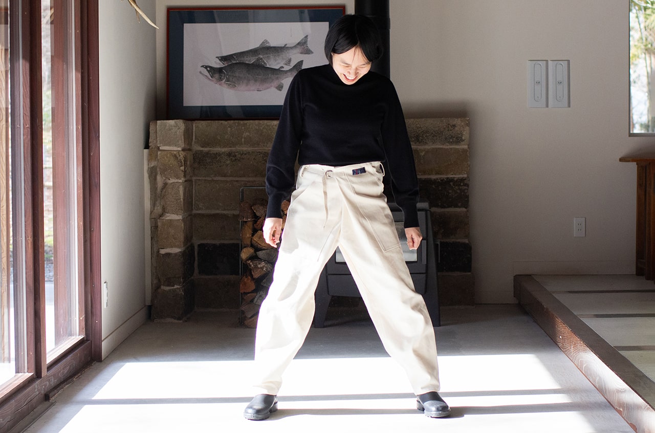 パンツ SHINYAKOZUKA Hakama-style pants Hakama-Style Pants – Kyoya Dye Works