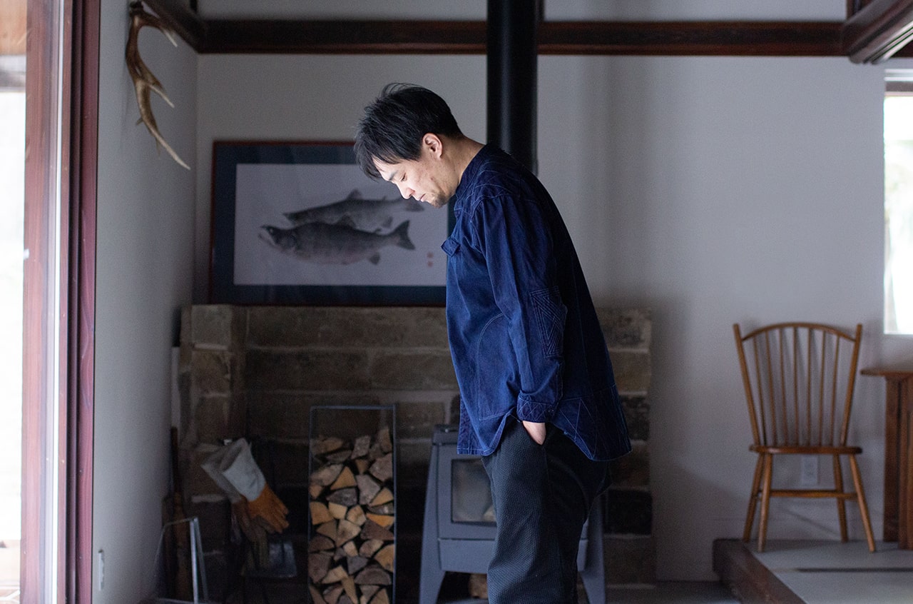 Indigo-Dyed Yama Work Shirt