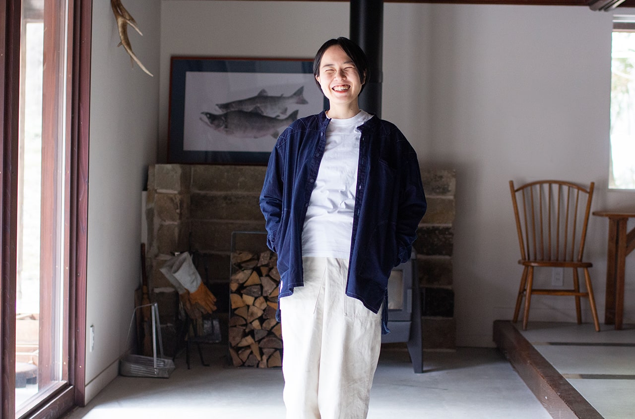 Indigo-Dyed Yama Work Shirt