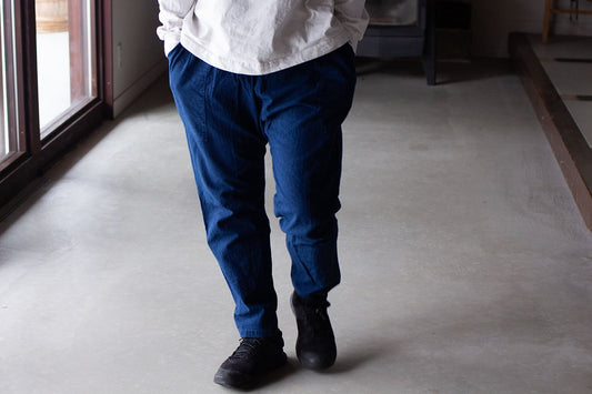 Indigo-Dyed Sappakama Pants