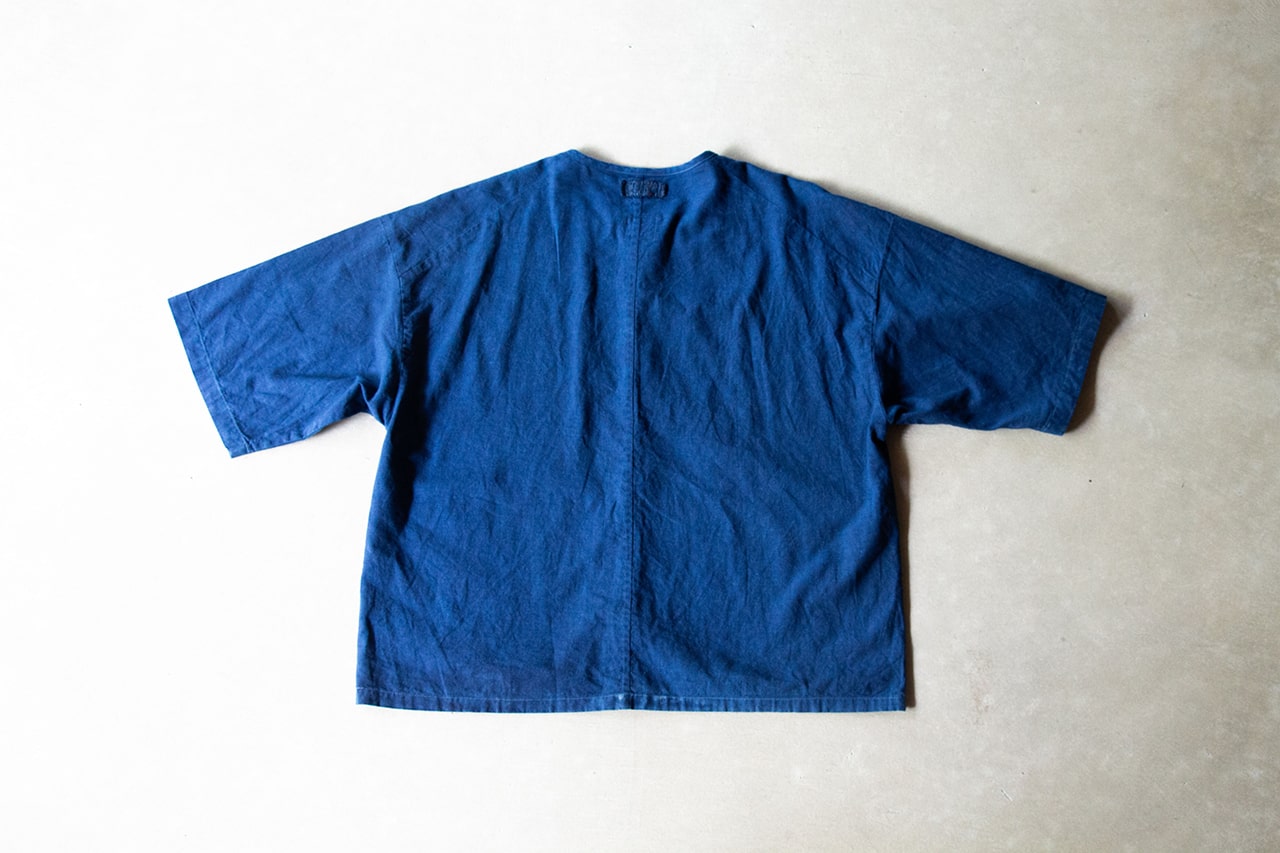 Indigo-Dyed Dabo Shirt