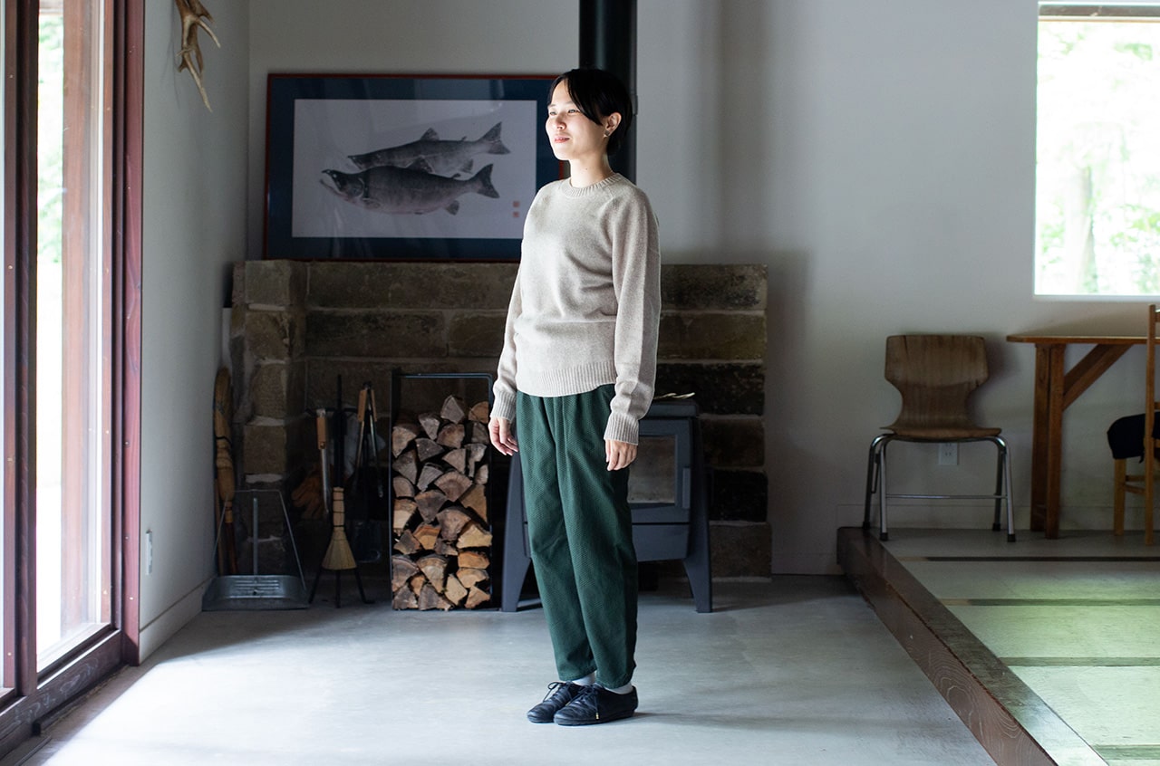 Sashiko-Stitched Sappakama Pants