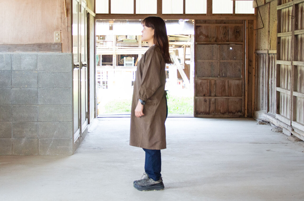Lacquer-Dyed Kappōgi Apron
