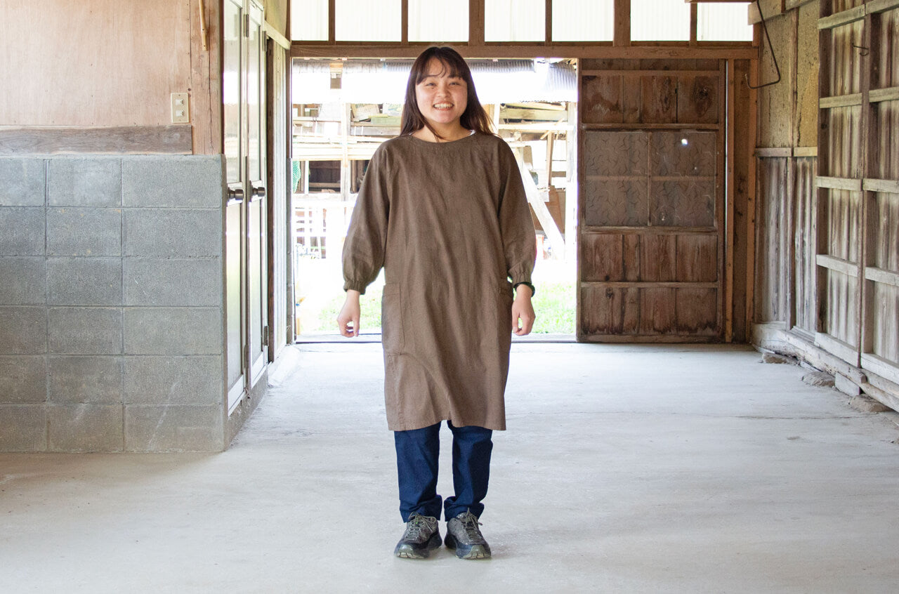 Lacquer-Dyed Kappōgi Apron