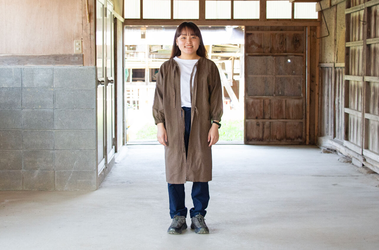 Lacquer-Dyed Kappōgi Apron