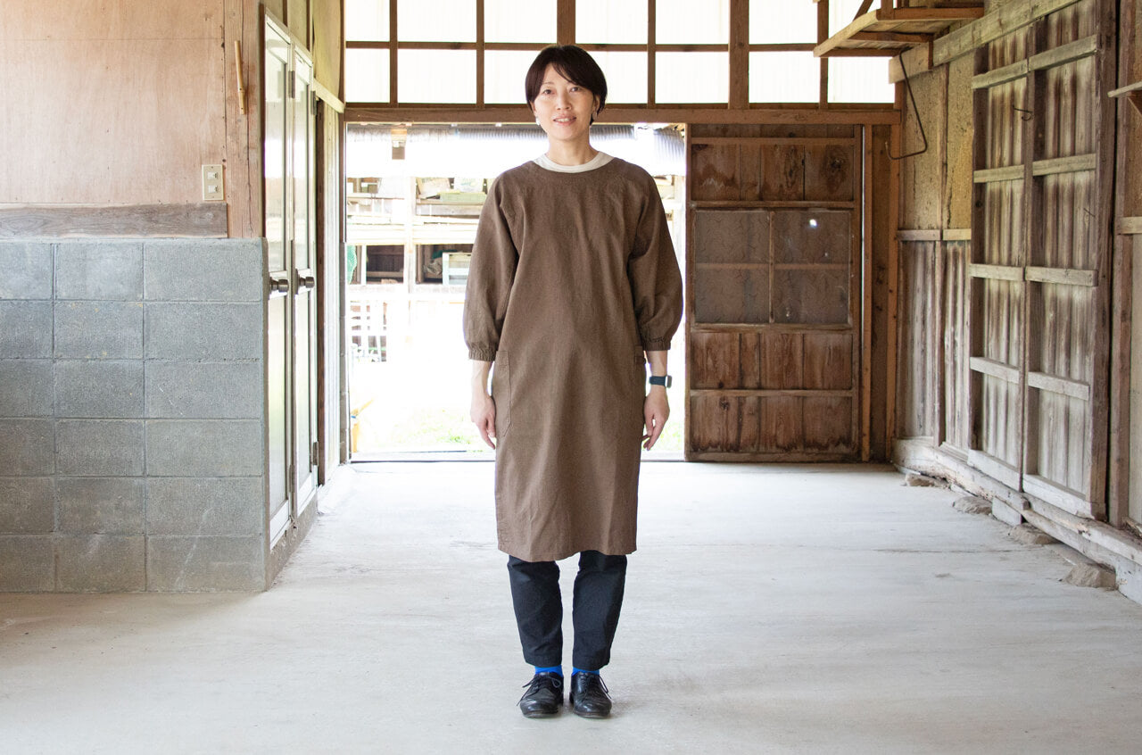 Lacquer-Dyed Kappōgi Apron